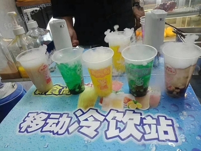 网红移动饮品站 移动冷饮站